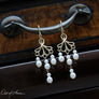Out of Asia Original DesignGold & Pearls Chandelier Earrings - OutOfAsia
